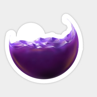 The Violet Ocean in a ball Sticker